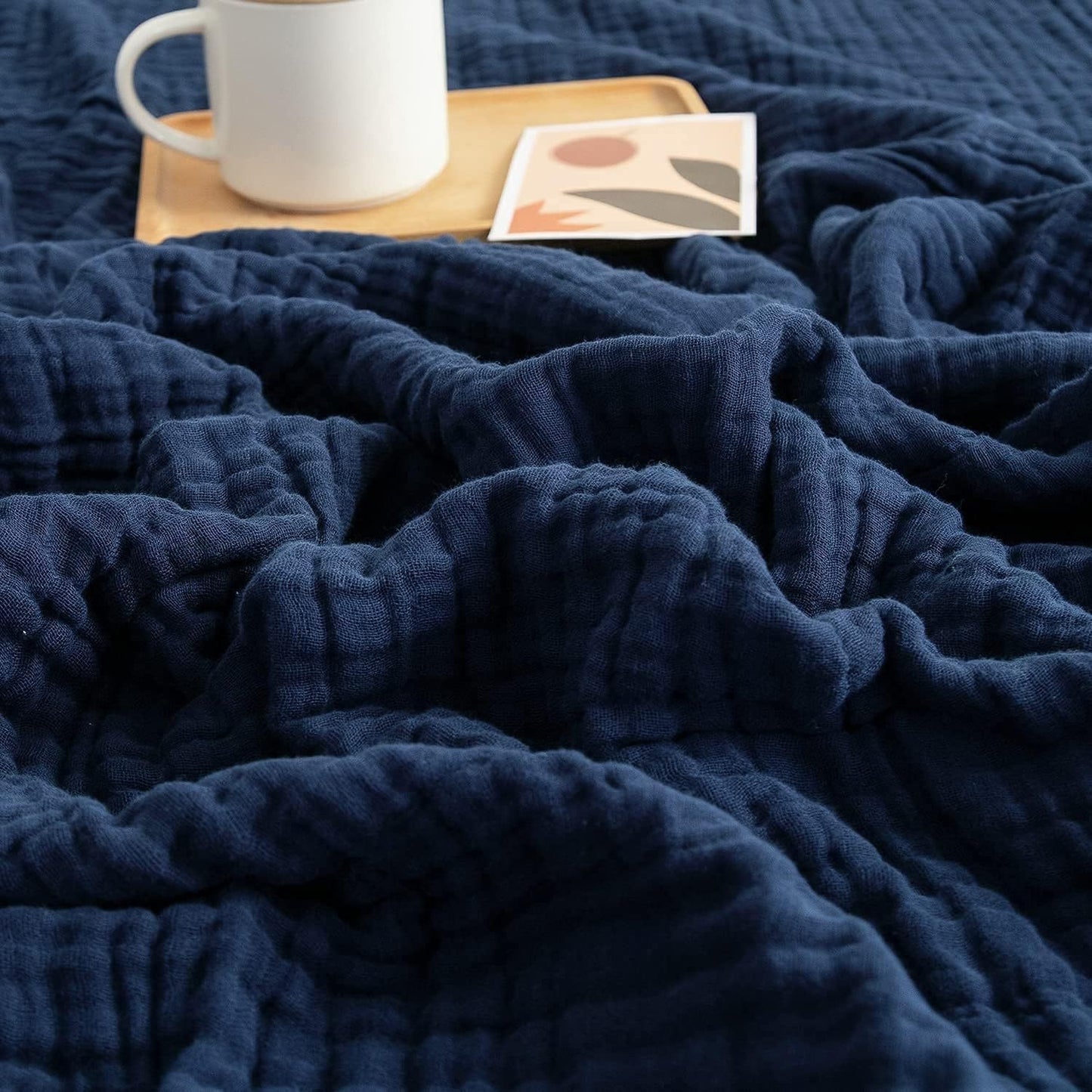 Plaid Léger en Gaze de Coton