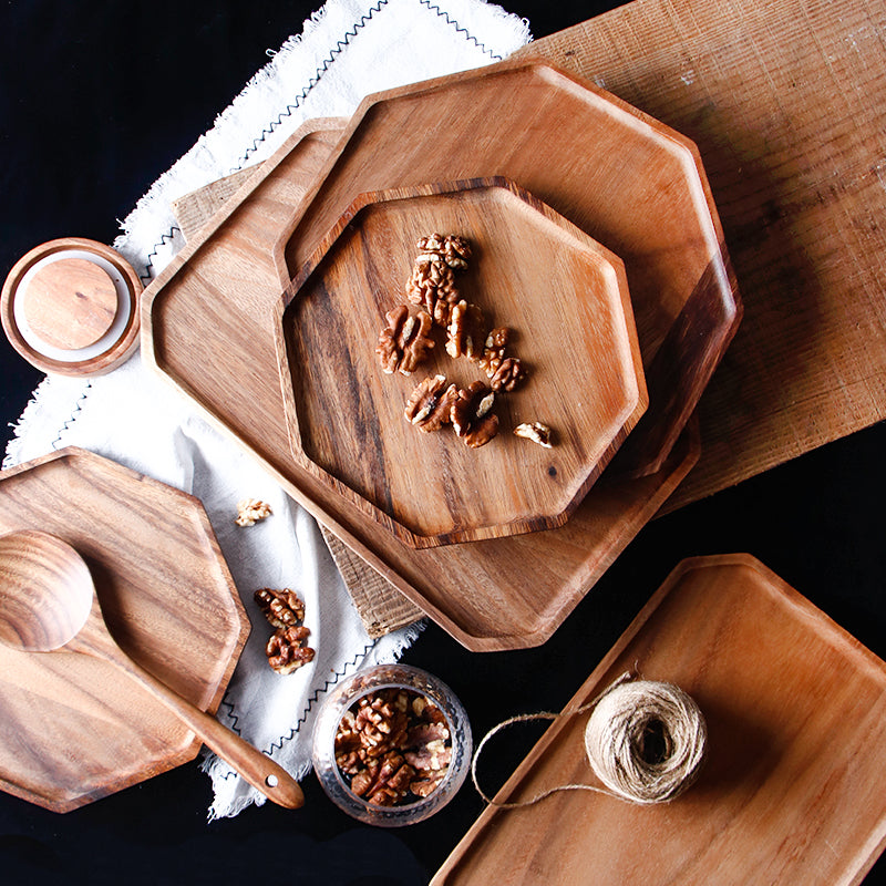 Plateau Organique en Bois