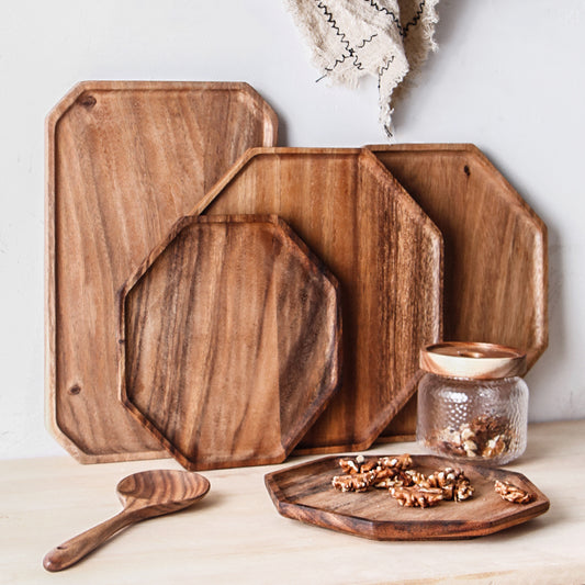Plateau Organique en Bois