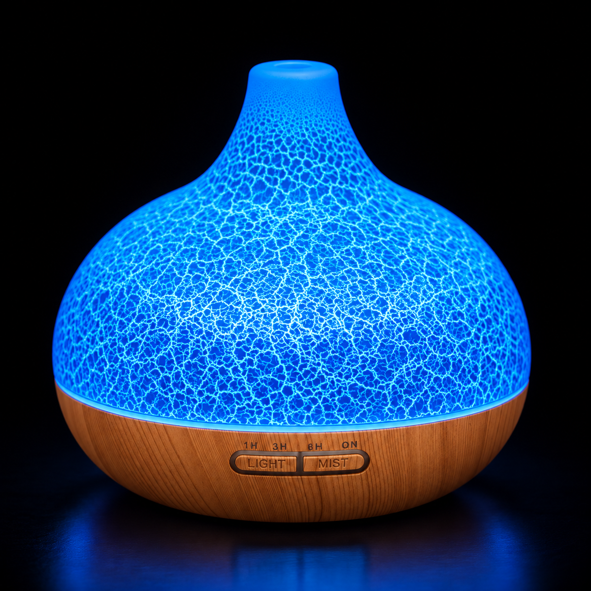Diffuseur ultrasonique Caléa Santorini avec éclairage d’ambiance LED bleu